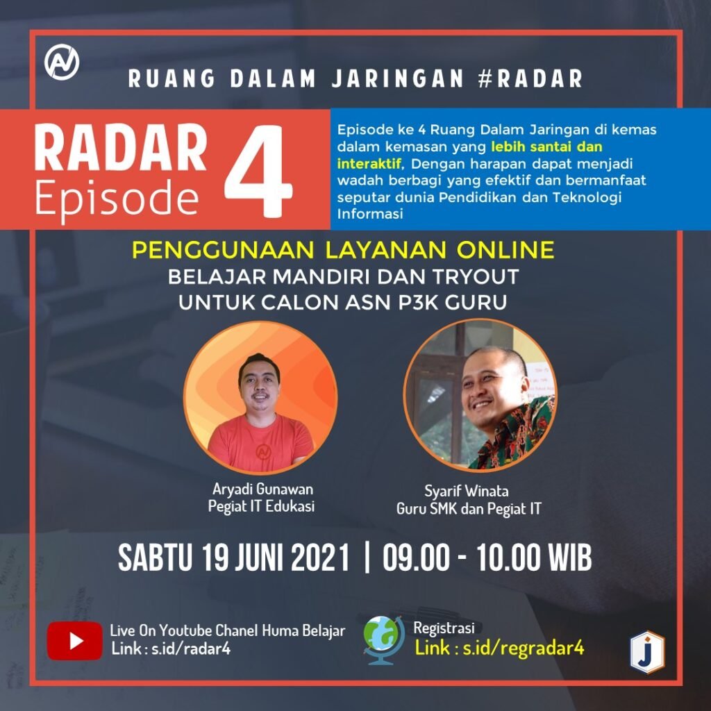 Rekaman Event Ruang Dalam Jaringan (RADAR) Episode 4